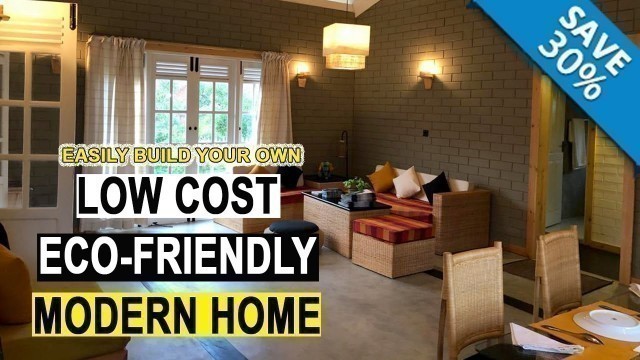 'How to build A Low Cost & Eco-Friendly Modern Home - Interlock Brick System'
