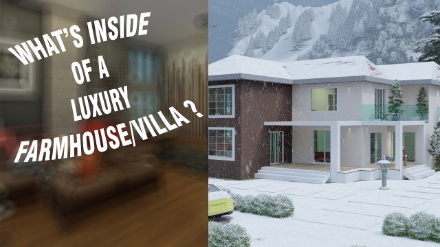 'What\'s Inside a luxury Farmhouse- Architectural Design/ House plans / project design - Designholic'
