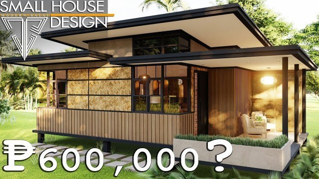 'MODERN BAHAY-KUBO | 53 SQM. SMALL HOUSE WITH INTERIOR DESIGN | MODERN BALAI'