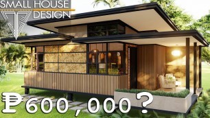 'MODERN BAHAY-KUBO | 53 SQM. SMALL HOUSE WITH INTERIOR DESIGN | MODERN BALAI'