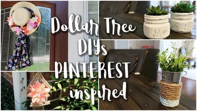 'Dollar Tree DIY | Pinterest Inspired DIY | Home Decor for Outdoor and Indoor'