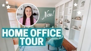 'MY DREAM HOME OFFICE TOUR!! Declutter, Decorate & Organize with Me!'