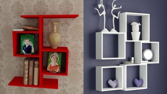 'Modern wood interior home decor art/ wooden wall rack design for livingroom &bedroom decor ideas'