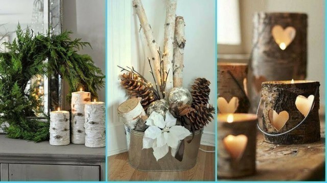 '❤DIY Shabby chic style Birch wood decor Ideas ❤| Home decor & Interior design| Flamingo Mango|'