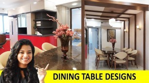 'Dining Table Design | Dining Table and Chair Design Ideas | Interior Design IOSIS'