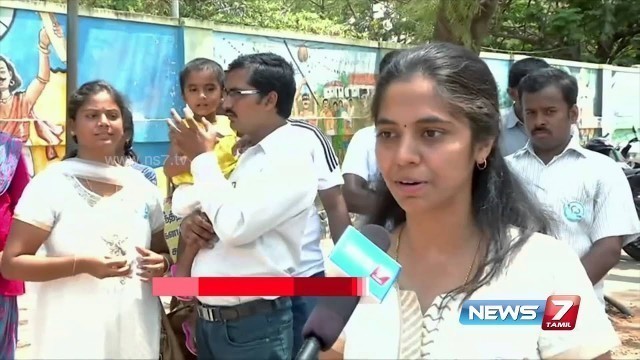 'Young Volunteers give foods to homeless people in Coimbatore | News7 Tamil'