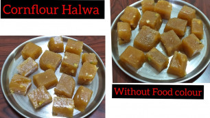 'Cornflour Halwa without adding food colour/How to make cornflour Halwa without adding colour/Halwa/'