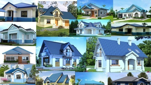'30 Collection Images of Blue House Roof and Blue House Design'