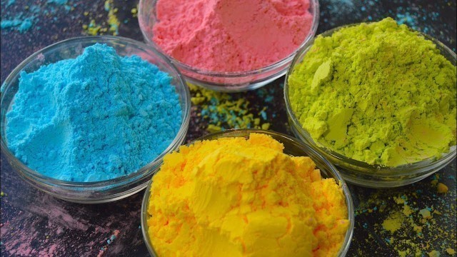 'HOMEMADE HOLI COLORS | ECO FRIENDLY HOLI COLORS | SAFE HOLI COLORS | DIY holi colors | holi colours'