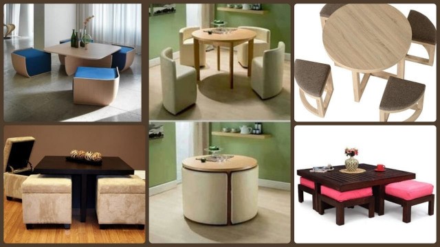 '35 best space saving table design for small home/ creative ideas for home decor'