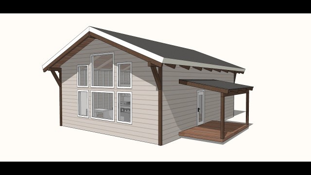 'Cabin House Build Episode 1: Design, Foundation, Floor Framing'