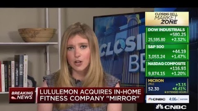 'Lululemon acquires in-home fitness company \'Mirror\''