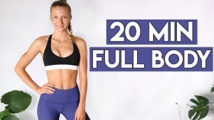 '20 MIN FULL BODY WORKOUT (At Home)'