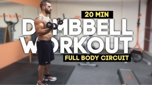'20 Minute Full Body Toning Home Dumbbell Workout'