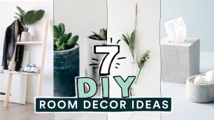 '7 DIY EASY ROOM DECOR IDEAS! (Pinterest Inspired) // Lone Fox'