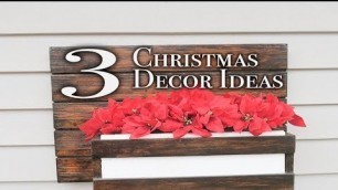 'Outdoor Christmas Decorating Ideas ~ Relaxing DIY ASMR'