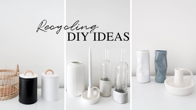 'DIYing YOUR RECYCLING - Part 2 | Scandinavian inspired Home Decor Ideas'