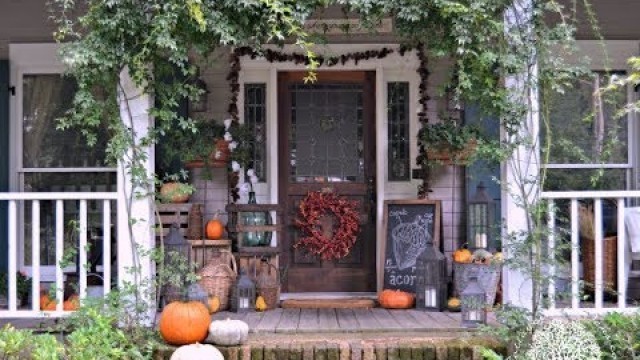 '30+ Cute Fall Porch Decorating Ideas Pictures'