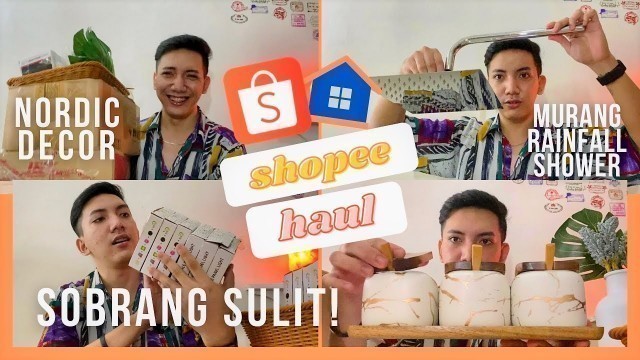 'MAKULIT NA SHOPEE HAUL ✨ Murang Scandinavian Nordic Home Decor + Kitchen + CR Stuff'