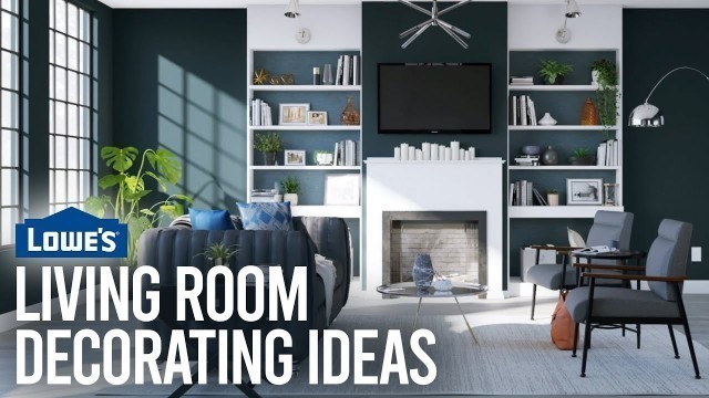 'Living Room Decorating Ideas /// Lowe\'s Design Basics'