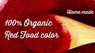 '100% Organic Home made Red Food Color | Red Food Color | Naturally made Red Color | Red Rose Color'