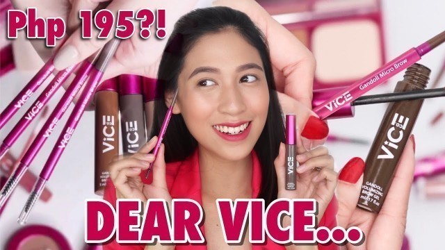 'PANG KILAY NG VICE COSMETICS! GANDOLL BROW VICE COSMETICS REVIEW.'