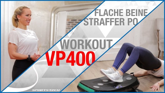 'Sportstech Trainingsvideo 3/5 - Beine & Po Workout Vibrationsplatte VP400'