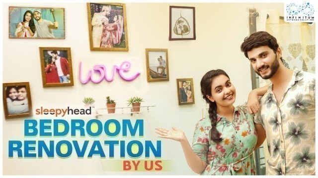 'DIY - Bedroom Makeover In Budget || Home Decor || Marina Abraham & Rohit Sahni || Infinitum Media'