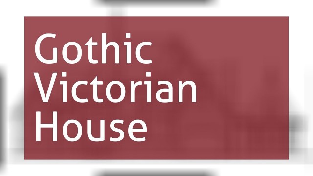 'Gothic Victorian House Plans'