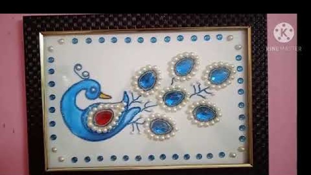 'Easy Home Decoration Ideas - Wall Hanging Crafts -  Home Decoration - Handmade - in Telugu'