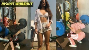 'Disha Patani Hot Gym Workout |'