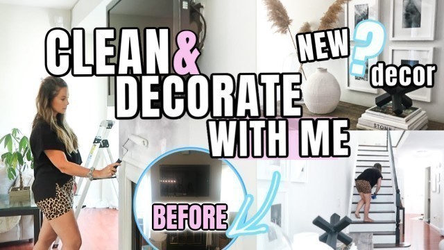 'CLEAN AND DECORATE WITH ME 2020! HOME TRANSFORMATION ON A BUDGET | ULTIMATE CLEANING MOTIVATION'