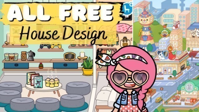 'ALL FREE HOUSE DESIGN |Toca Life World Update | Toca Boca'