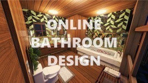 'Online 3D Modern Bathroom Design with Easy Homestyler (Planner 5D and Sweet Home 3D alternative)'