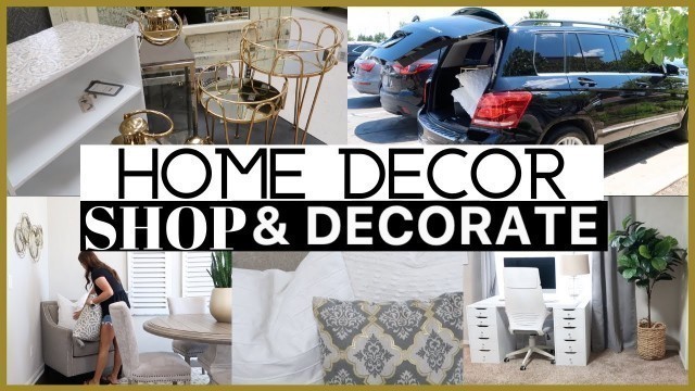 '*NEW* SHOP + DECORATE WITH ME | HOME DECOR SHOPPING HAUL | DECOR SHOPPING ON A BUDGET'