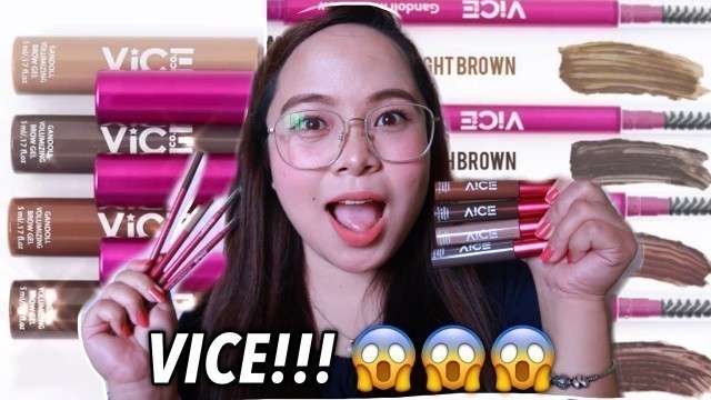 'PAK na PAK NA PANGKILAY NI VICE! (VICE COSMETICS GANDOLL BROW COLLECTION)'