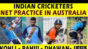 'ShikharDhawan practisevideo /  Shreyas Iyer cricket videos / workout video indiavsaustralia practise'