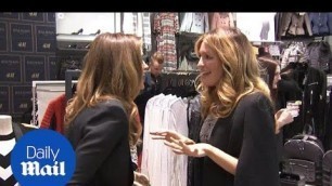 'Cat Deeley chats to Cindy Crawford at Balmain H&M launch - Daily Mail'