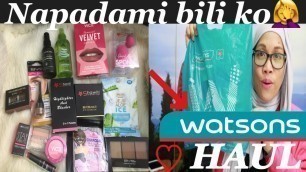 'MAKE UP HAUL from WATSON||VICE Cosmetics'