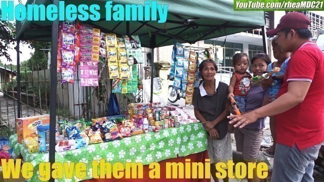 'We Gave This Homeless Filipino Family in the Philippines a Mini Store. Filipinos Living in Poverty'