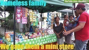 'We Gave This Homeless Filipino Family in the Philippines a Mini Store. Filipinos Living in Poverty'