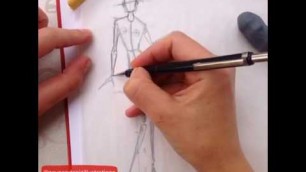 'Fashion Figure/Quick sketch-Fashion sketch tutorial by ZEYNEP DENIZ-'