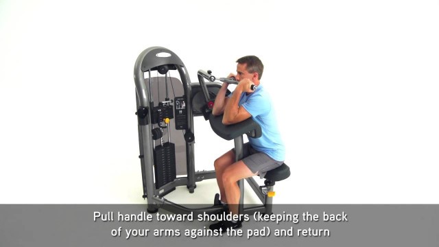 'Matrix Fitness   Aura Arm Curl Setup & Movements qr089EXqGyU'