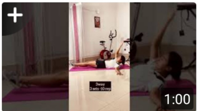 'Disha patani workout at home'