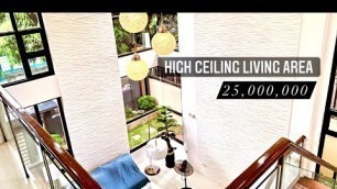 'House Tour, High Ceiling Living Area Brand Home, Located In Neopolitan Fairview, Quezon City'