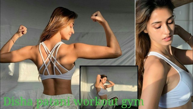 'Disha Patani Hot Fitness Model Workout At Gym'