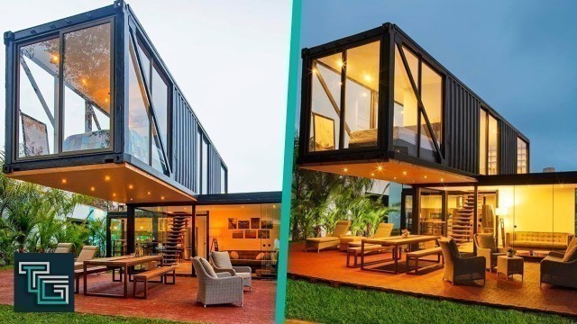 '7️⃣ AMAZING Container Homes   Modern Space Saving DESIGN Ideas!'