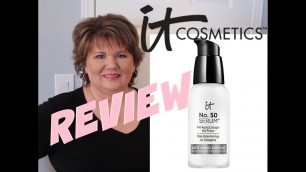 'IT COSMETICS NO. 50 SERUM ANTI-AGING COLLAGEN VEIL PRIMER REVIEW'