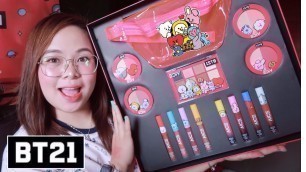 'OMG!!! BT21 X VICE COSMETICS COLLECTION HONEST REVIEW (HUGE GIVEAWAY!!!)'