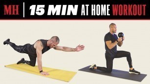 '15 Min Full-Body Workout You Can Do From Home | Men\'s Health'
